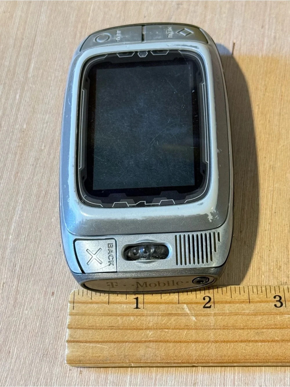 Sidekick Hiptop 1stGen Gray T-Mobile Swivel Smartphone UNTESTED No-Char Read Blw